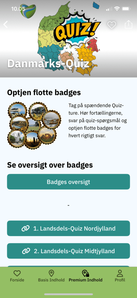 Sightsee+ app Quiz